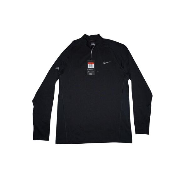 Nike Golf Tiger Woods Collection Dri-FIT 1/4 Zip Pullover Black Men’s L Rare - Picture 1 of 7